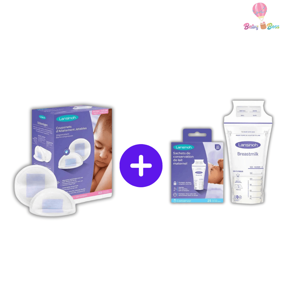 Pack Lansinoh - Fast Bundle - Coussinet d'allaitement pour bébé Maroc -www.babyboss.ma