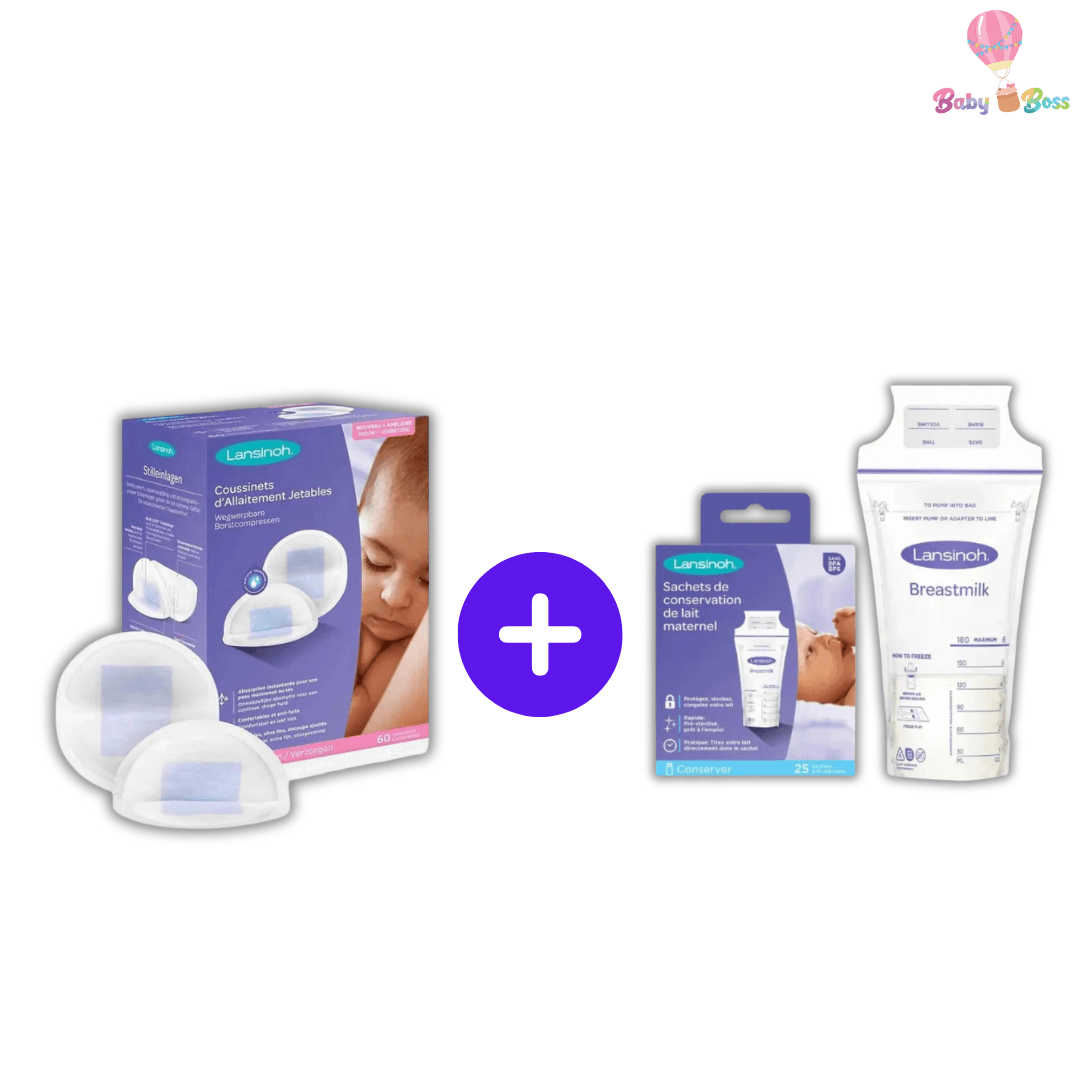 Pack Lansinoh - Fast Bundle - Coussinet d'allaitement pour bébé Maroc -www.babyboss.ma