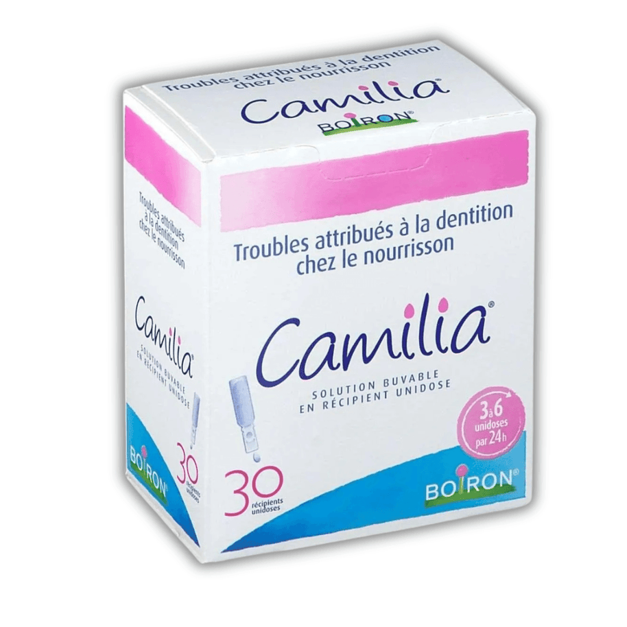 Camilia dent pour troubles de dentition Maroc - Boiron - pour bébé Maroc -www.babyboss.ma