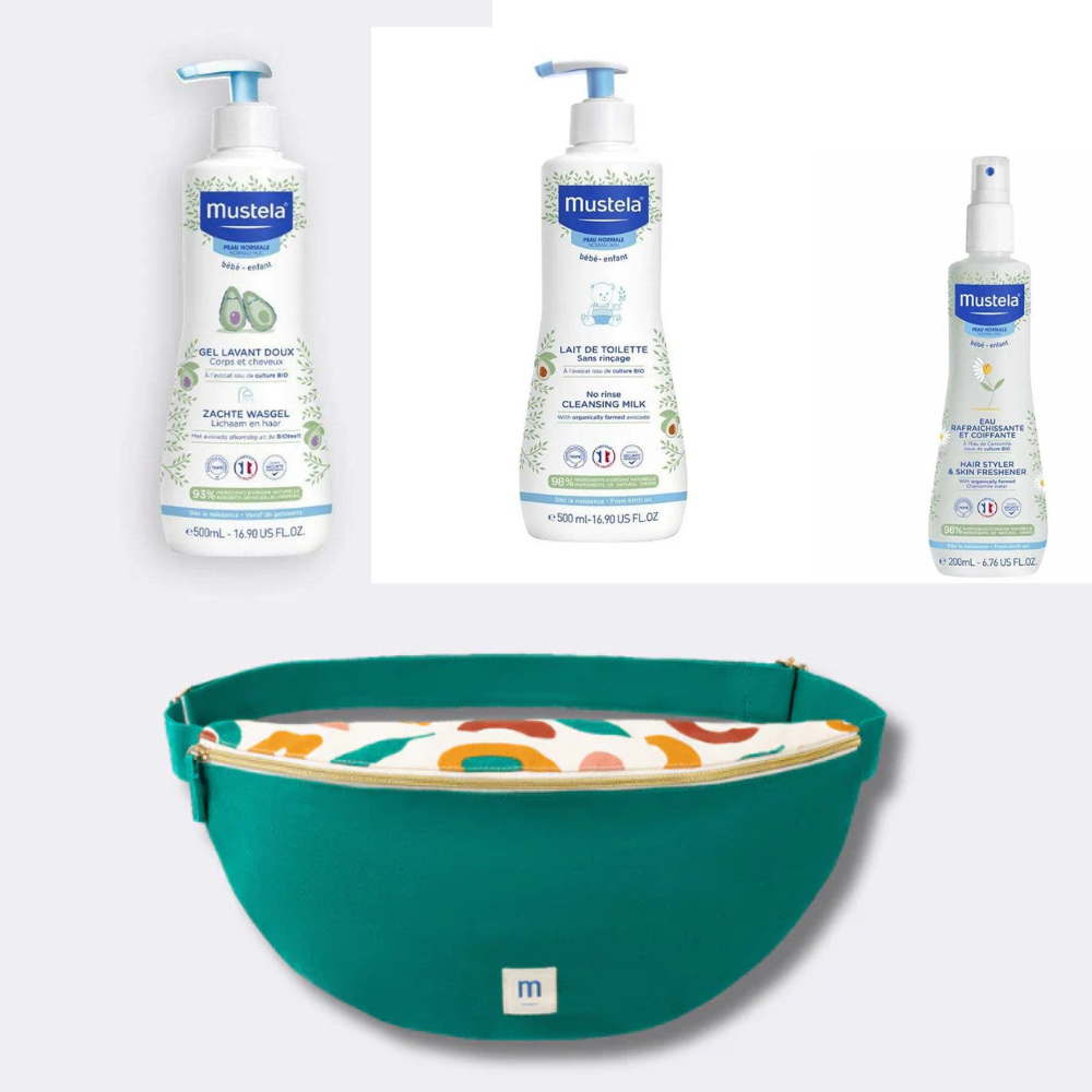 Mustela Lait de Toilette sans Rinçage à l'Avocat Bio - 500ml - Mustela - Hygiène et Soin pour bébé Maroc -www.babyboss.ma