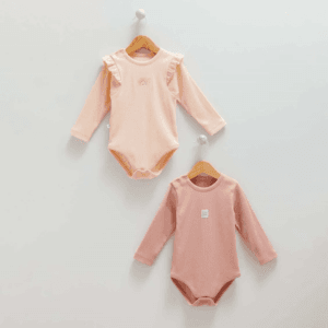 Lot de 2 bodies - Caramell - Caramell - Body pour bébé Maroc -www.babyboss.ma