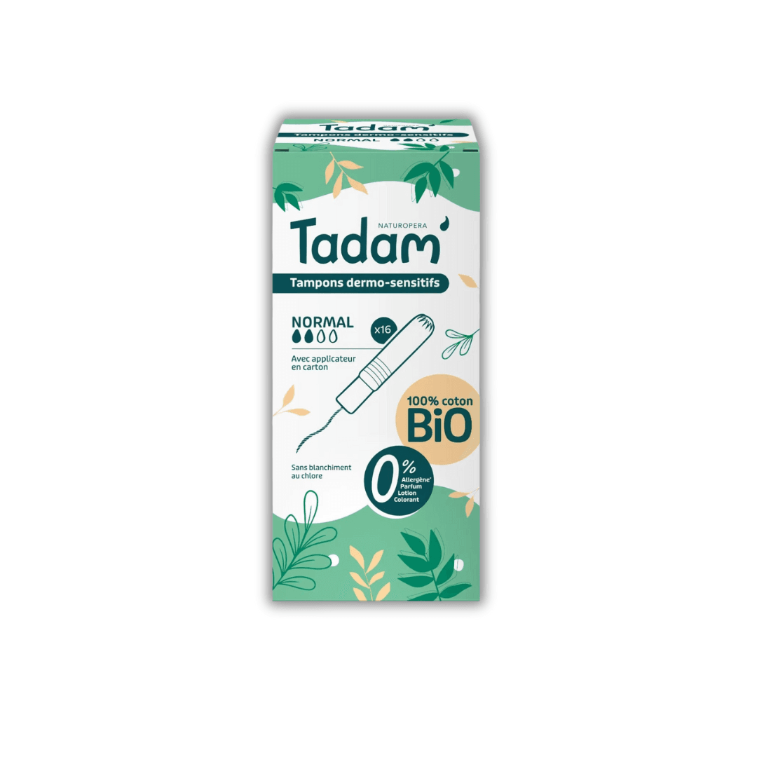 Tadam' Tampons Dermo-sensitifs - Normal 16 unités - TADAM' - Hygiène Intime pour bébé Maroc -www.babyboss.ma