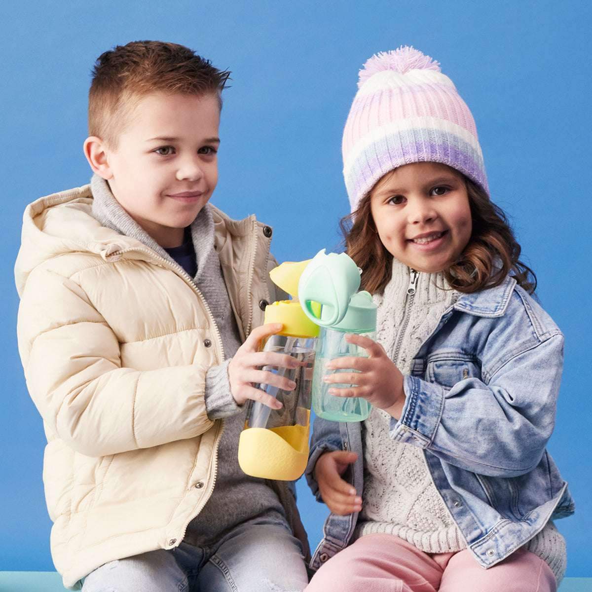 Gourde à paille B box Tritan™ - lemon twist 600ml - BBOX USA - Gourdes pour bébé Maroc -www.babyboss.ma