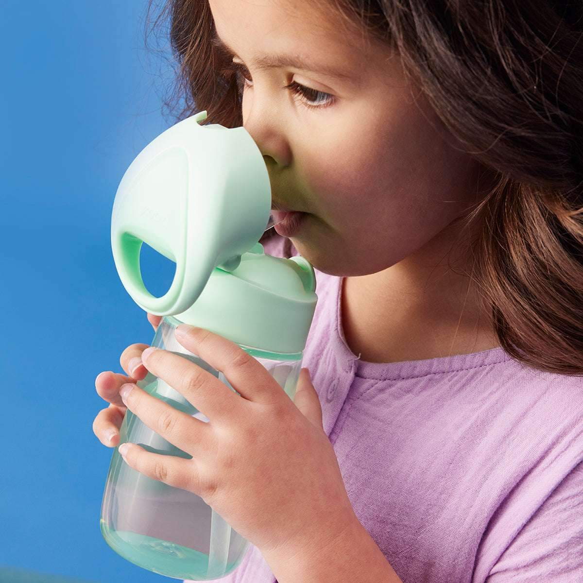 Gourde à paille Jnr BBox 380ml - spearmint - BBOX USA - Drink Bottle - 380ml pour bébé Maroc -www.babyboss.ma