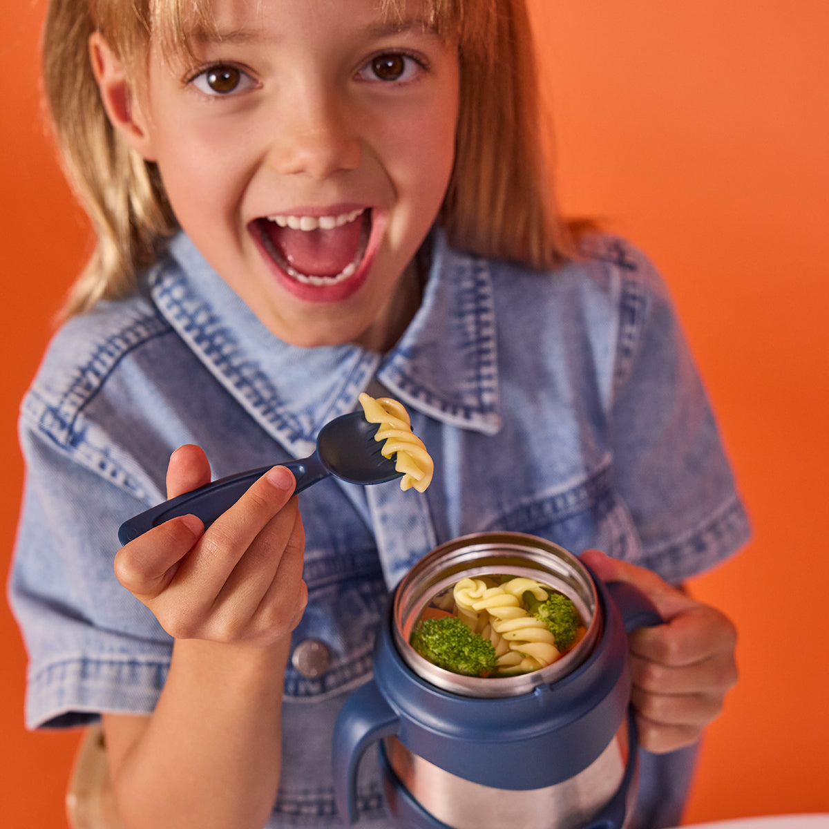 Thermos Alimentaire Isotherme b.box (335ml) - midnight - b.box - Insulated Food Jars pour bébé Maroc -www.babyboss.ma