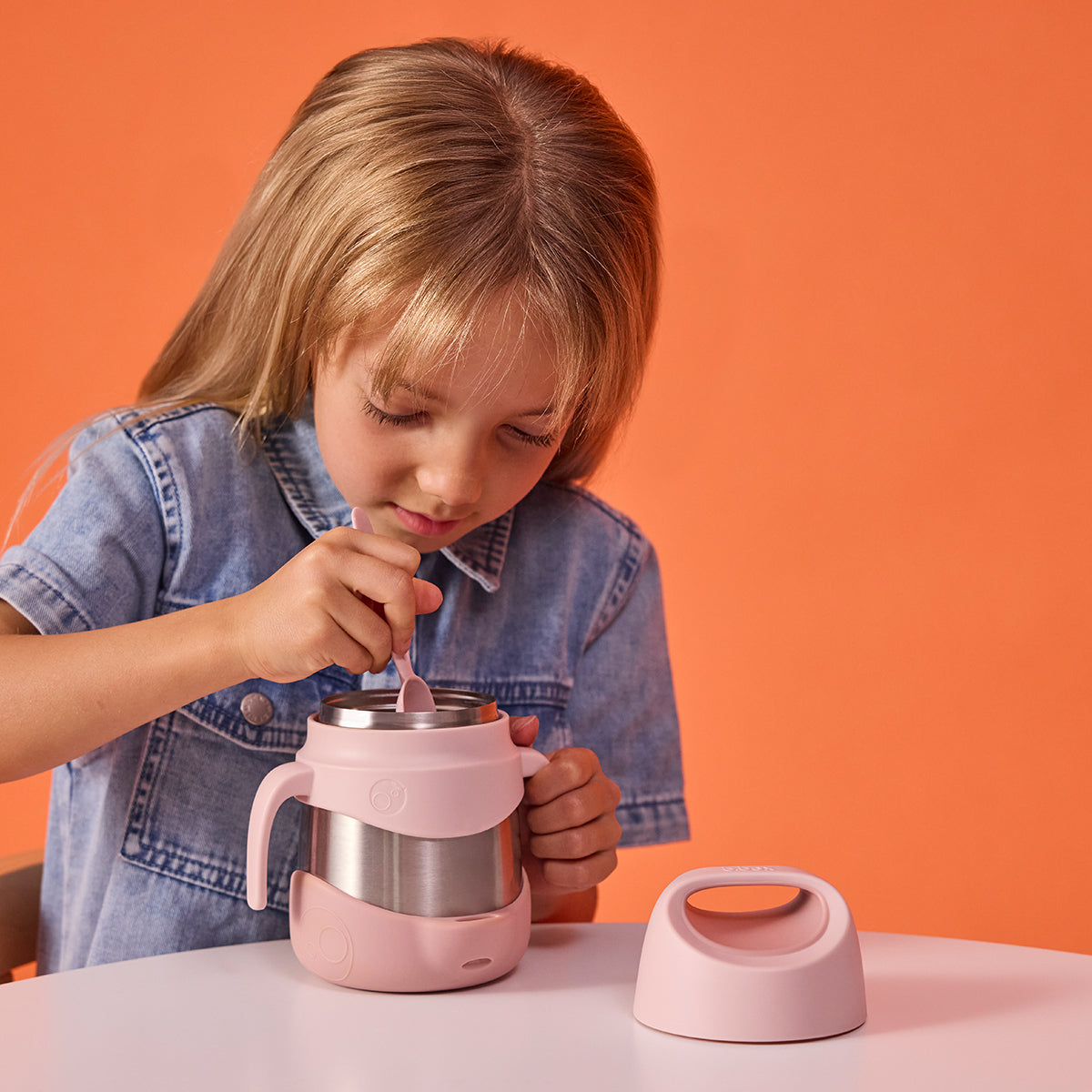 Thermos Alimentaire Isotherme b.box (335ml) - blush crush - b.box - Insulated Food Jars pour bébé Maroc -www.babyboss.ma