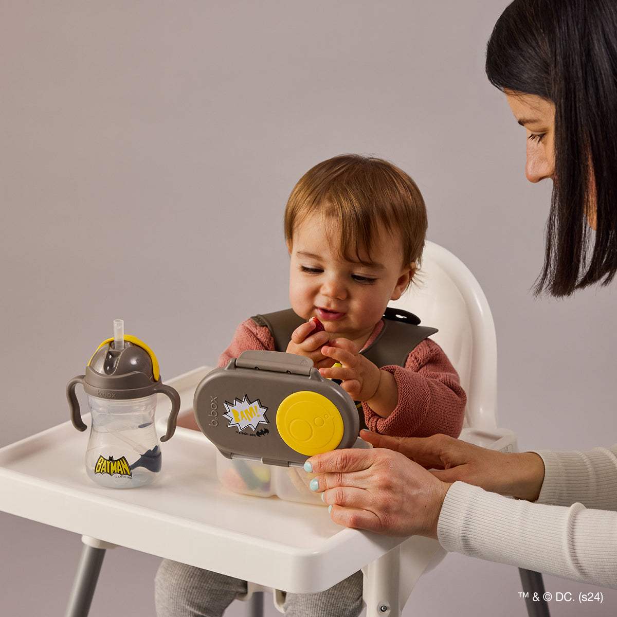 Snackbox Batman by b.box 🦇 - BBOX USA - Batman Snackbox pour bébé Maroc -www.babyboss.ma