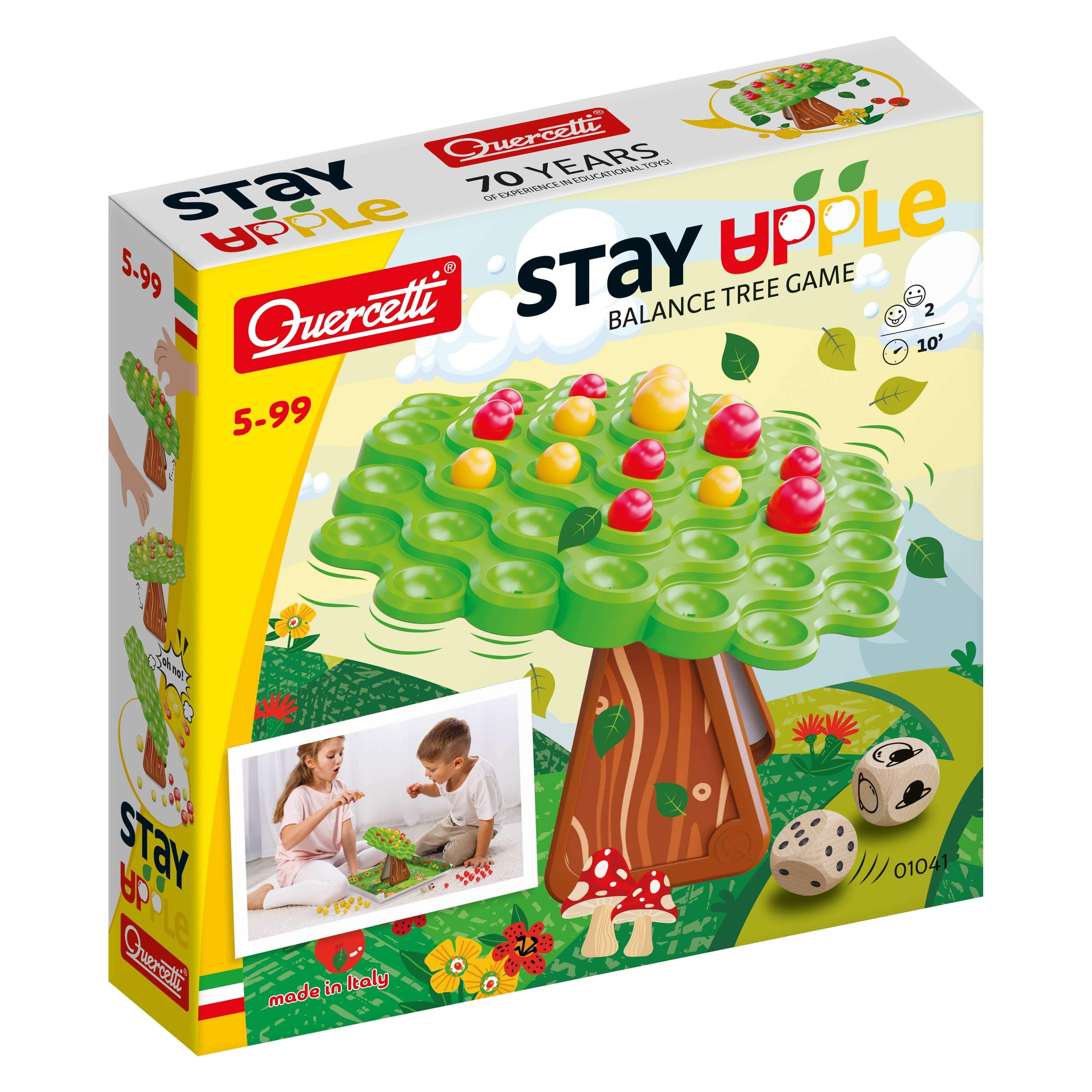 Stay Apple! Balance Tree Game - Quercetti - pour bébé Maroc -www.babyboss.ma