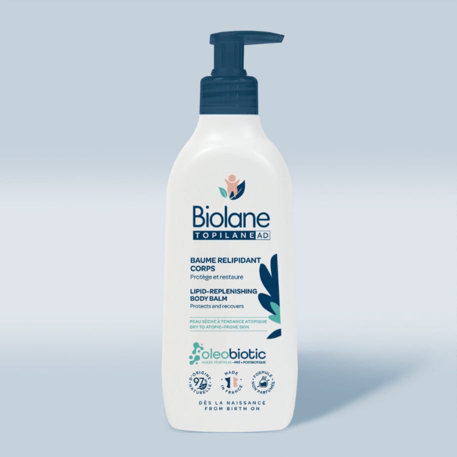 BIOLANE – Topilane AD Baume Relipidant Corps 350ml – Peaux Très Sèches et à Tendance Atopique