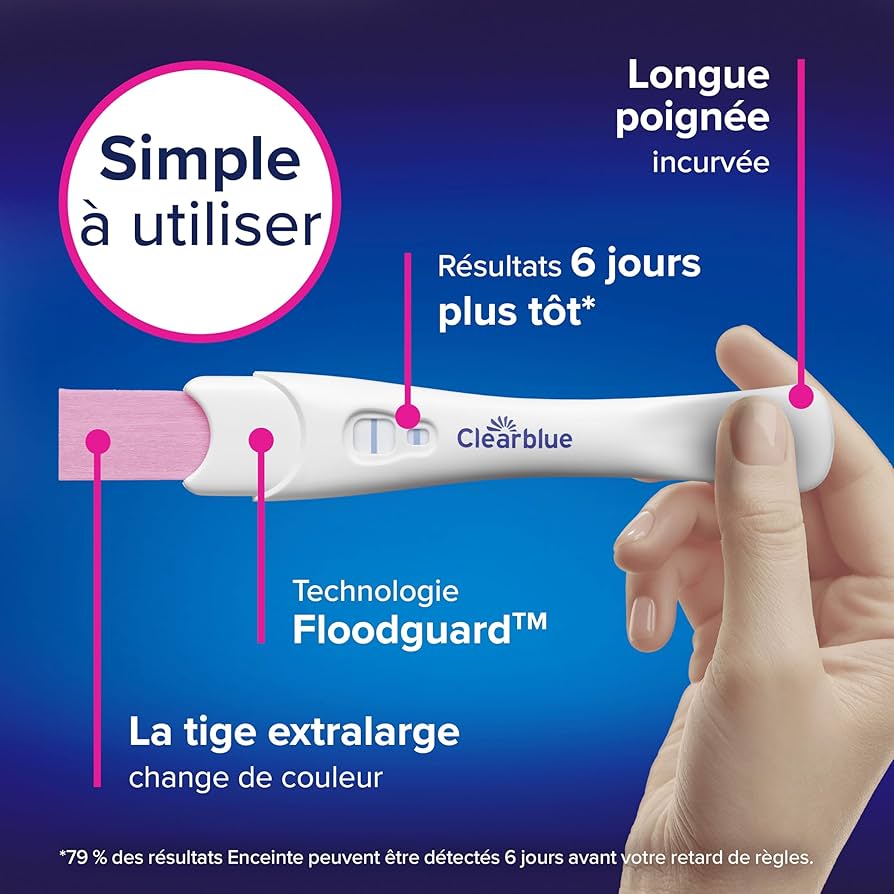 Test de grossesse Clearblue ultra précoce
