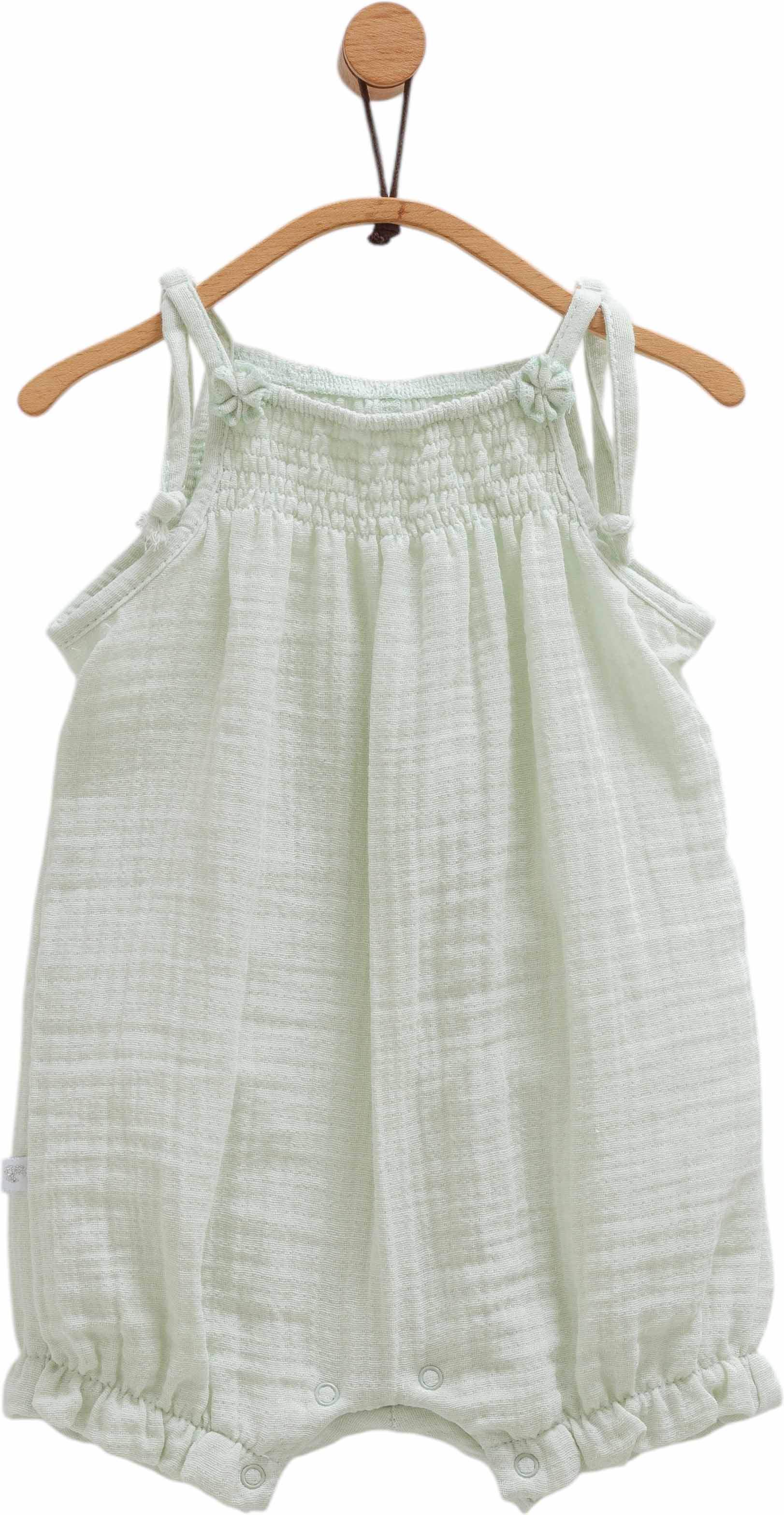 Combinaison bébé verte - Caramell - Robe pour bébé Maroc -www.babyboss.ma