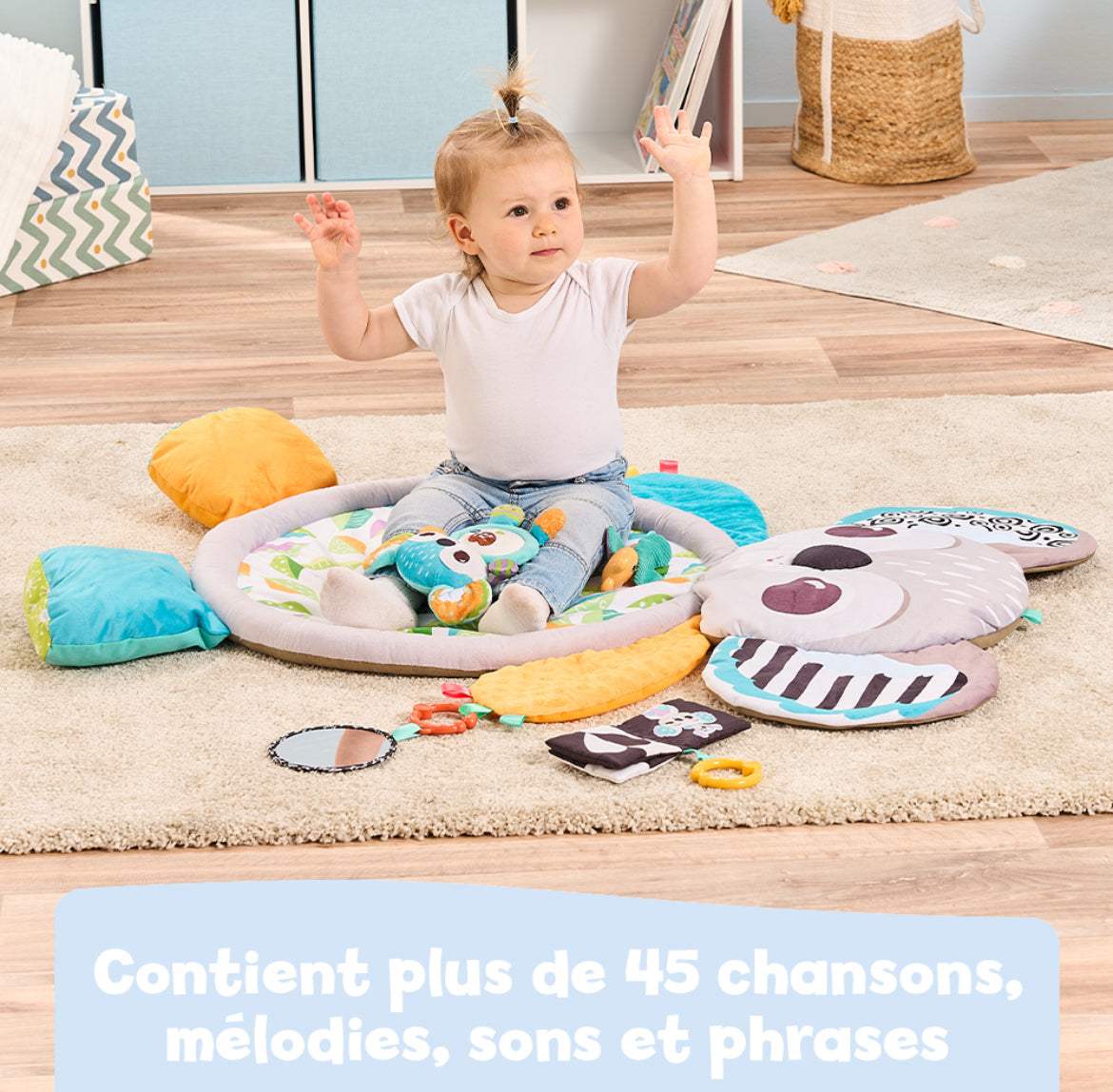 Tapis d’éveil koala câlin - Vtech - Jouets Musicaux pour bébé Maroc -www.babyboss.ma