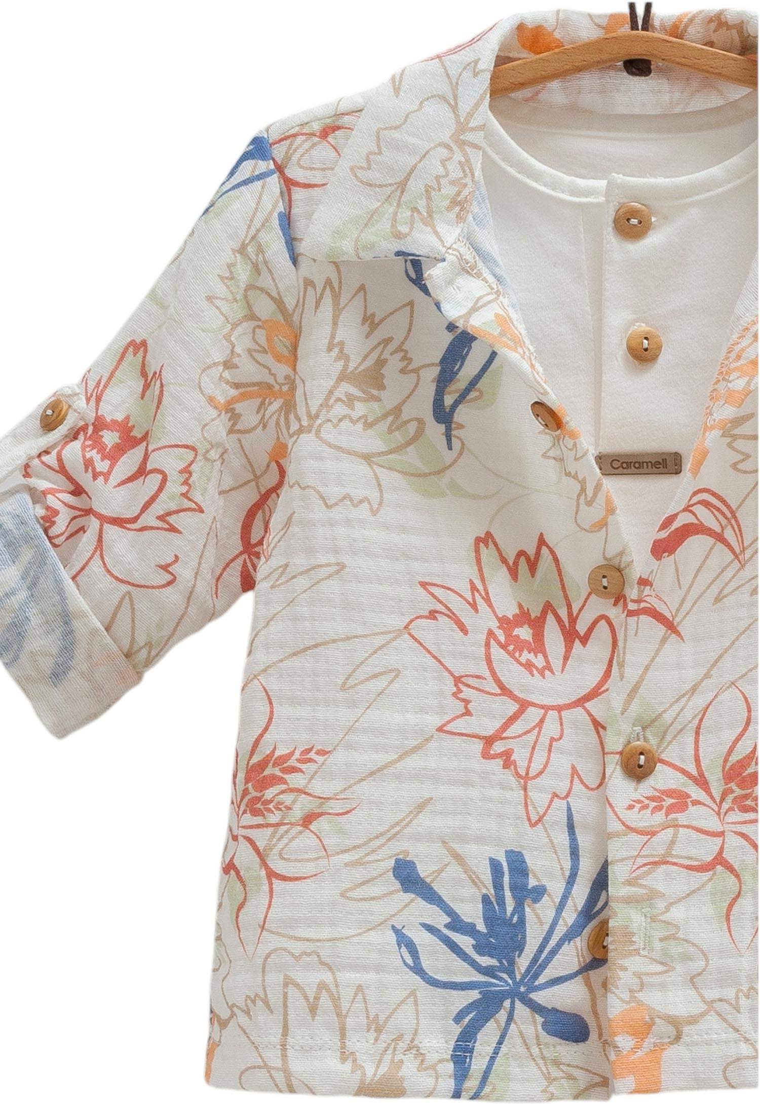 Ensemble 3 pièces rouge tomate - Caramell - Robe pour bébé Maroc -www.babyboss.ma