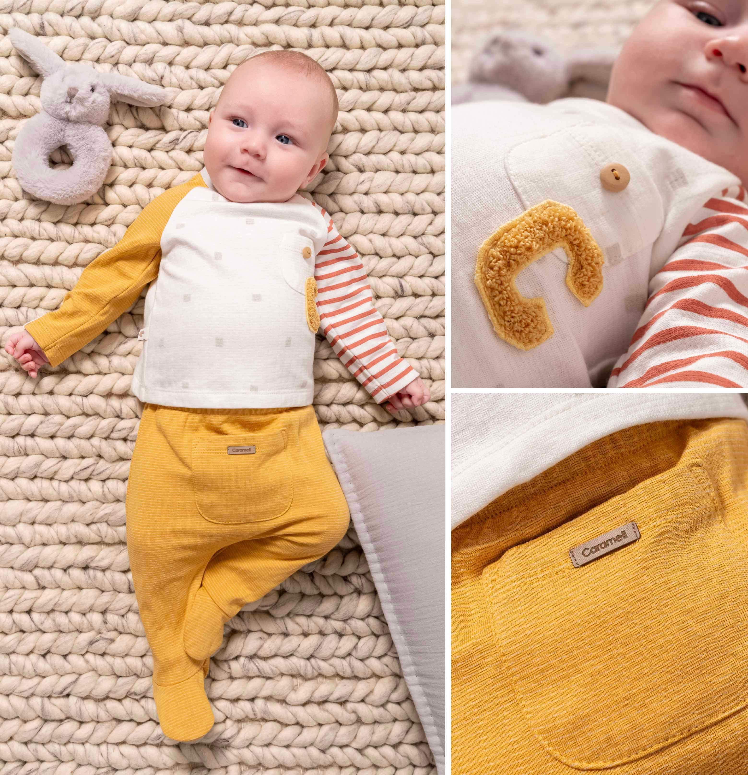 Ensemble pour bébé 2 pièces - Caramell - Caramell - Ensemble pour bébé Maroc -www.babyboss.ma