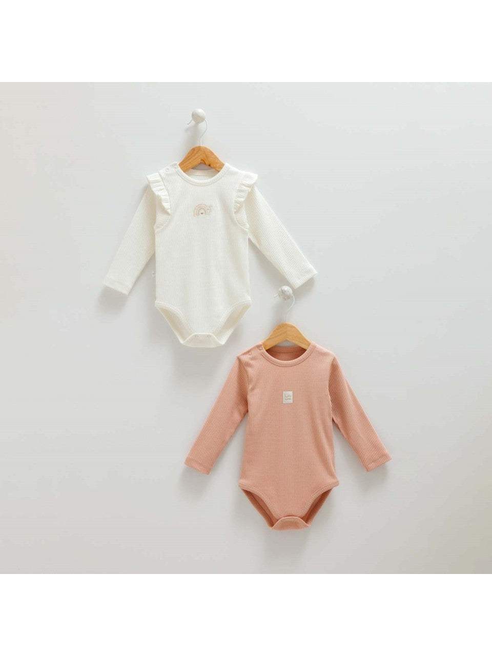 Lot de 2 bodies - Caramell - Caramell - Body pour bébé Maroc -www.babyboss.ma