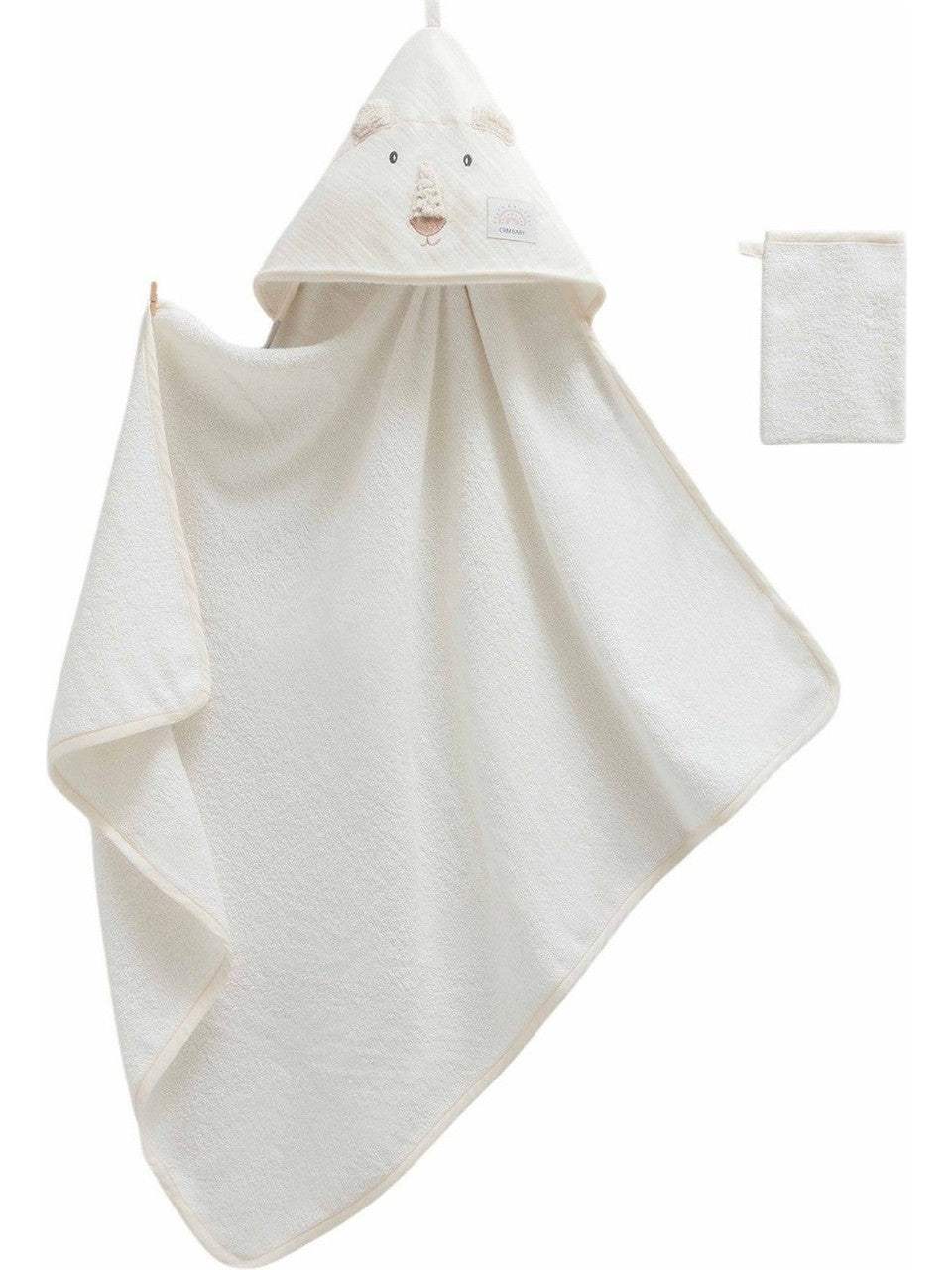 Sorties de bain beige - Caramell - Poncho pour bébé Maroc -www.babyboss.ma