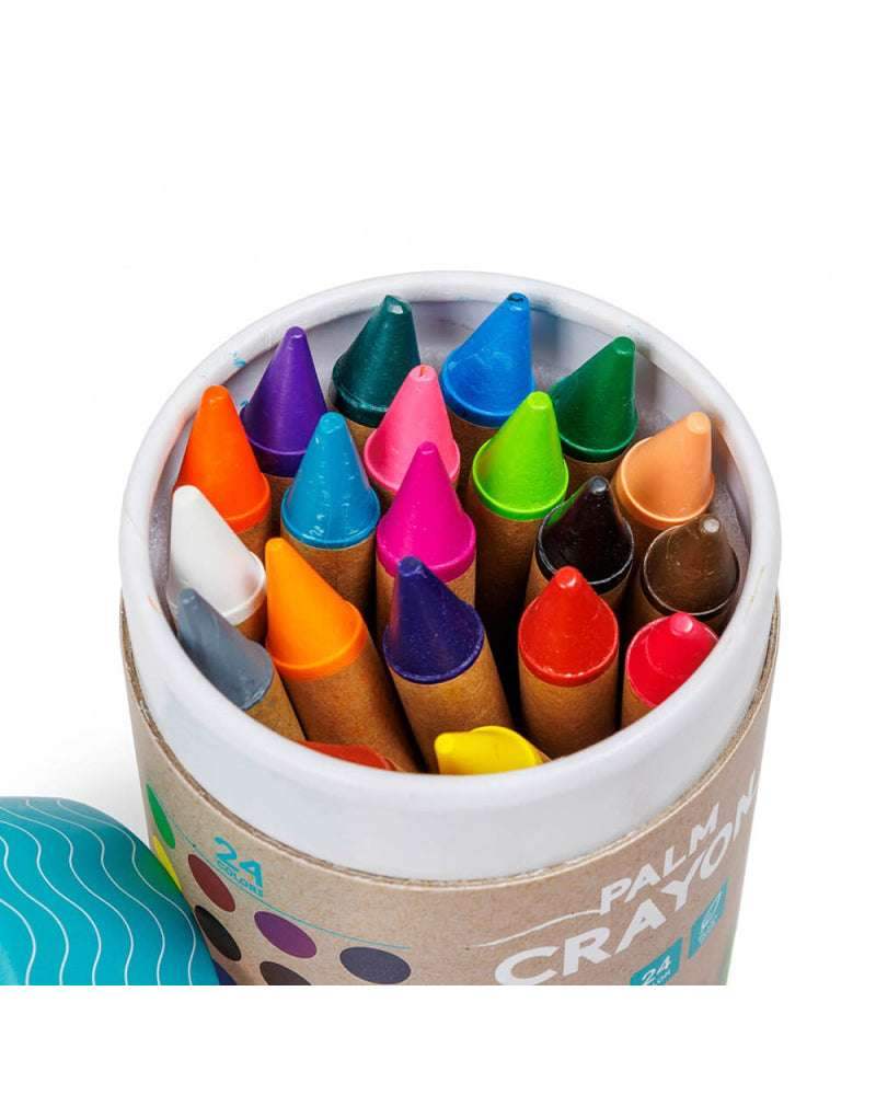 Eurekakids Crayons Pastels - 24 Pièces 3A+ - Eurekakids - Crayons Couleurs pour bébé Maroc -www.babyboss.ma