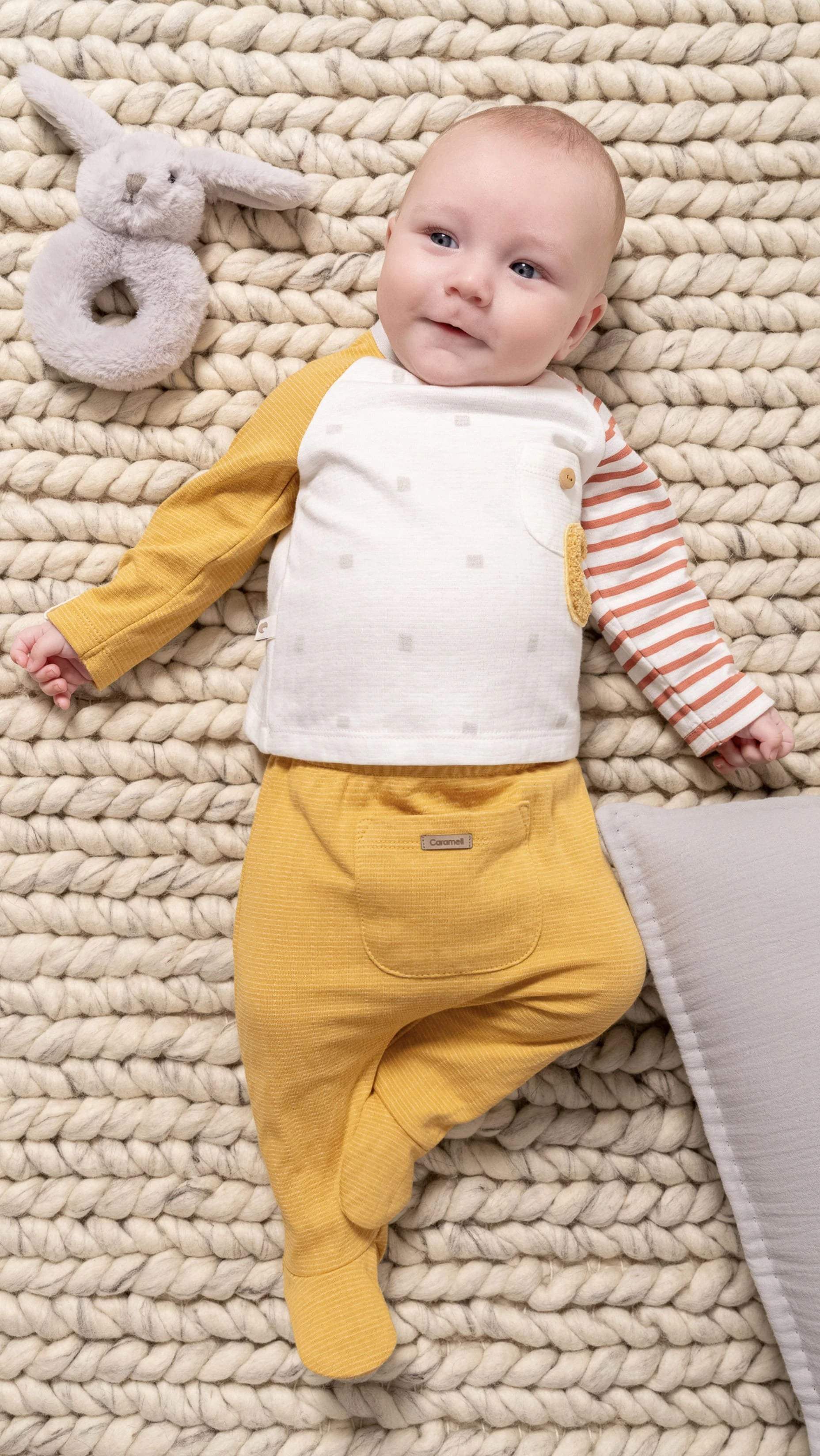Ensemble pour bébé 2 pièces - Caramell - Caramell - Ensemble pour bébé Maroc -www.babyboss.ma