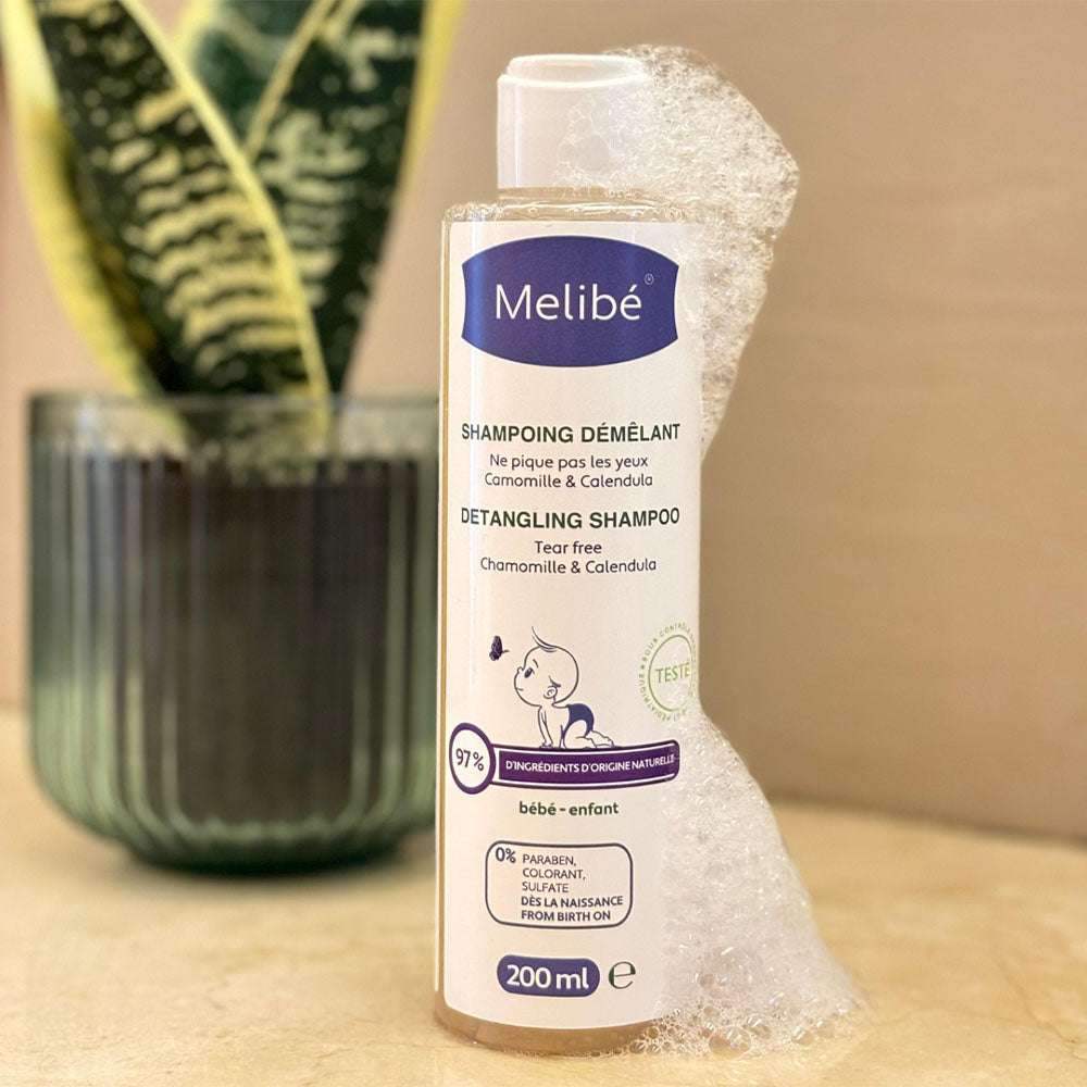 Melibé Shampoing Démêlant - 200ml - Melibé - Shampoing pour bébé Maroc -www.babyboss.ma