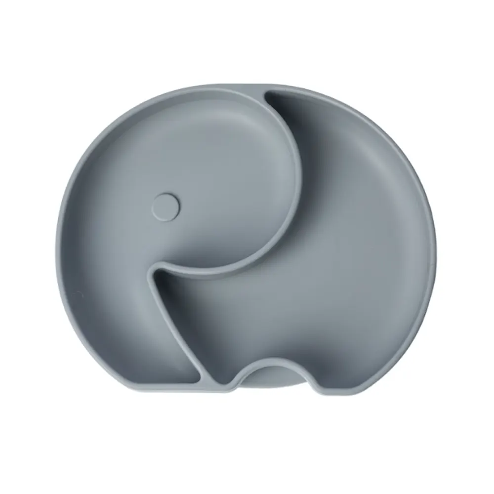 Assiette en Silicone Compartimentée avec ventouse Yummy