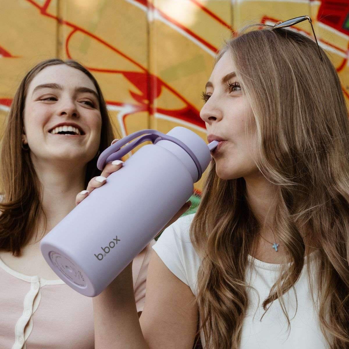 Gourde Isotherme Flip Top BBox 1L - lilac love - BBOX USA - Insulated Flip Top - 1000ml pour bébé Maroc -www.babyboss.ma