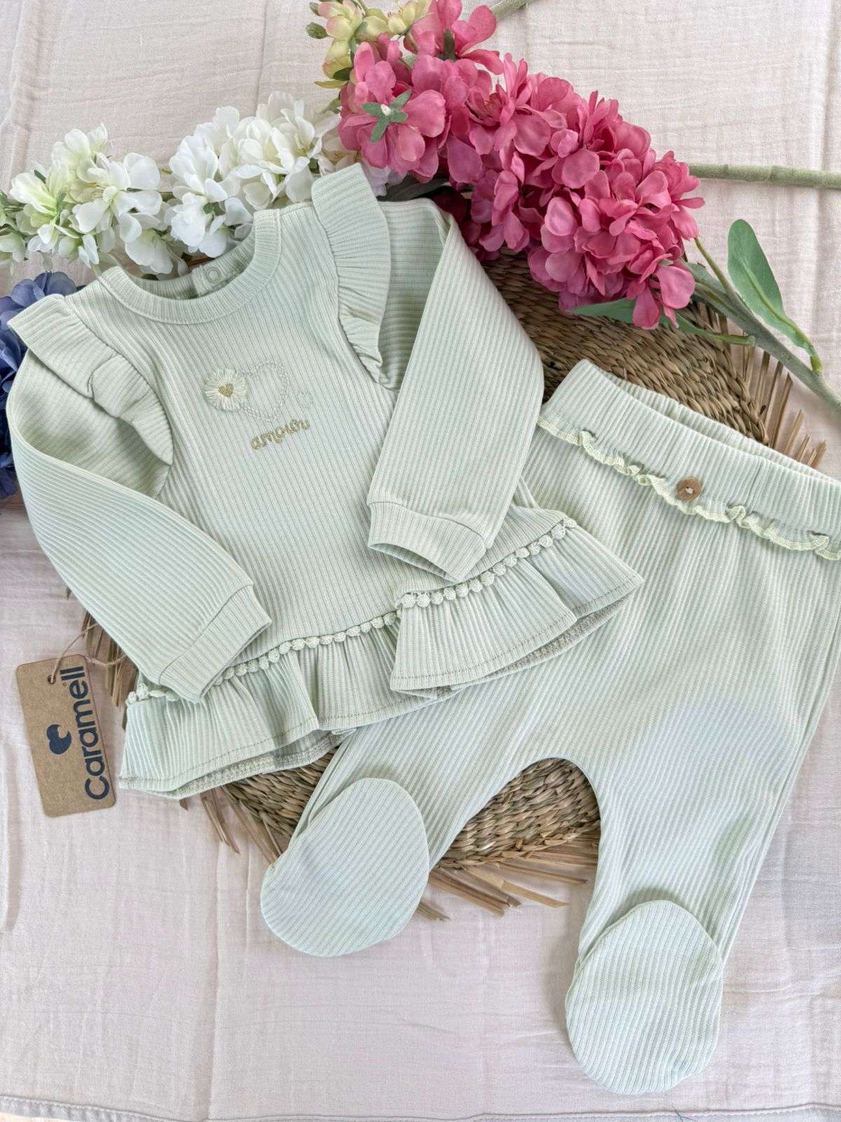 Ensemble pour bébé 2 pièces - Caramell