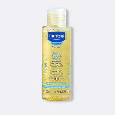 Mustela Huile de Massage - 100ml - Mustela - Hygiène et Soin pour bébé Maroc -www.babyboss.ma