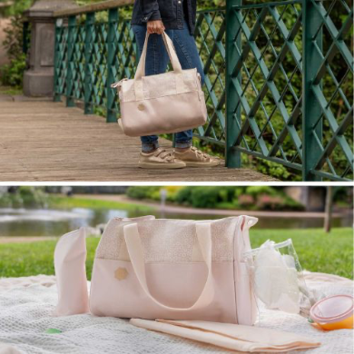 Sac à langer pockestyle beige – Badabulle - Badabulle - pour bébé Maroc -www.babyboss.ma