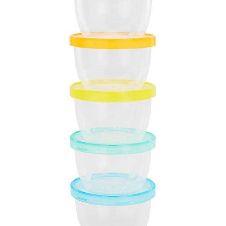 Pots de conservation maxi portions Badabulle 5x250ml - Badabulle - Boîtes de Conservation pour bébé Maroc -www.babyboss.ma