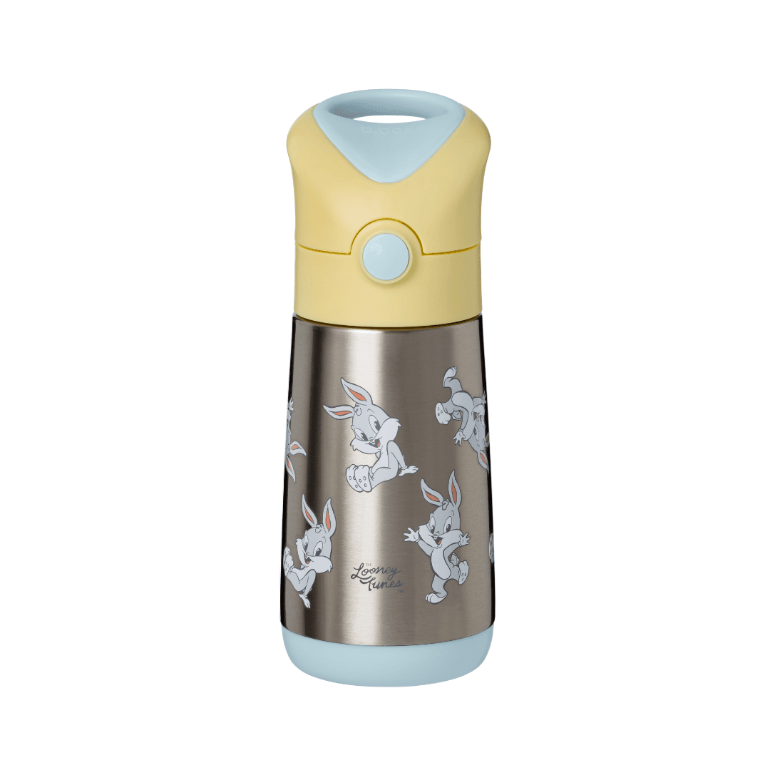 Gourde isotherme à paille B.box 350ml – Édition Looney Tunes - BBOX USA - Looney Tunes Insulated Drink Bottle pour bébé Maroc -www.babyboss.ma