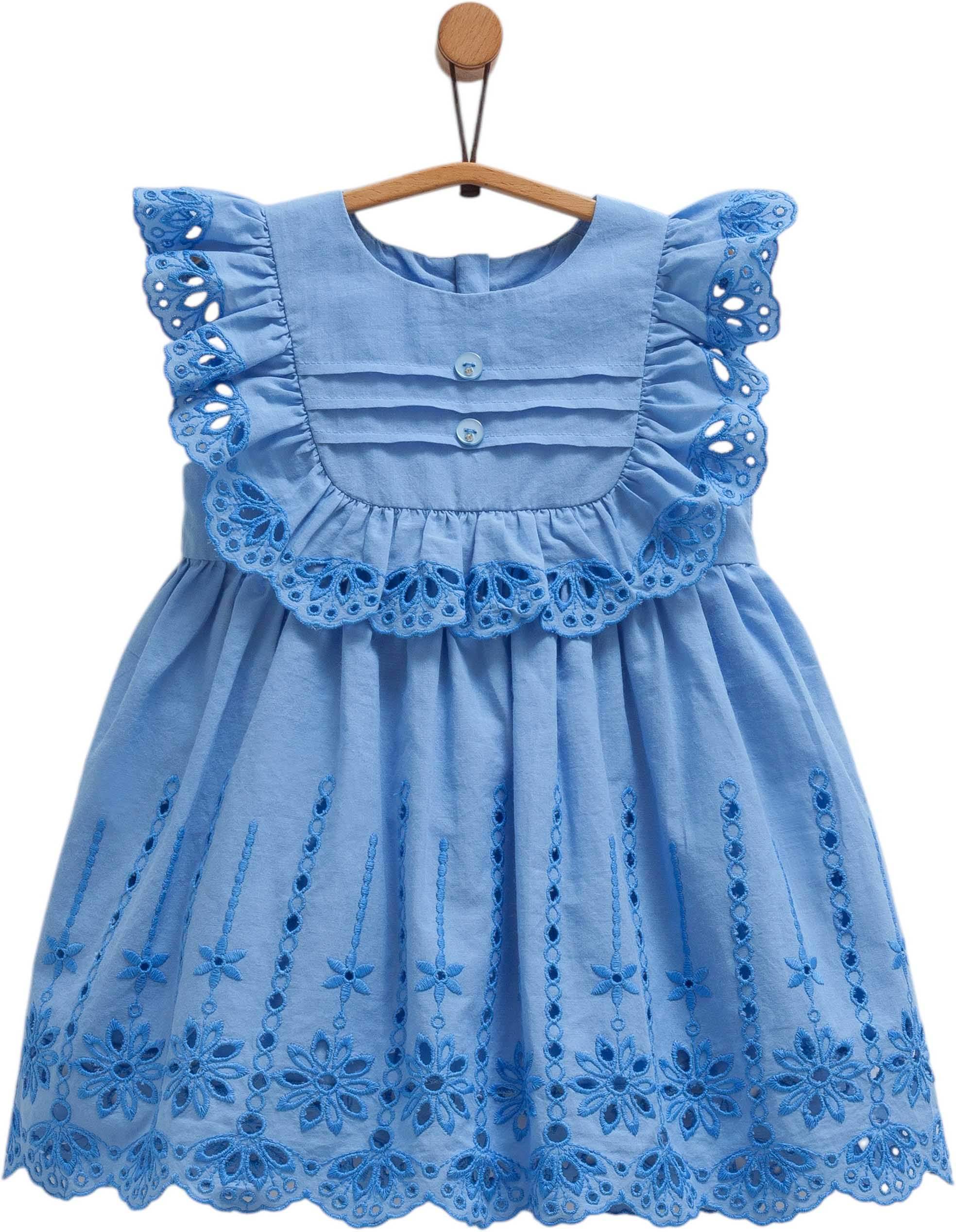 Robe pour bébé bleu - Caramell - Pack naissance pour bébé Maroc -www.babyboss.ma