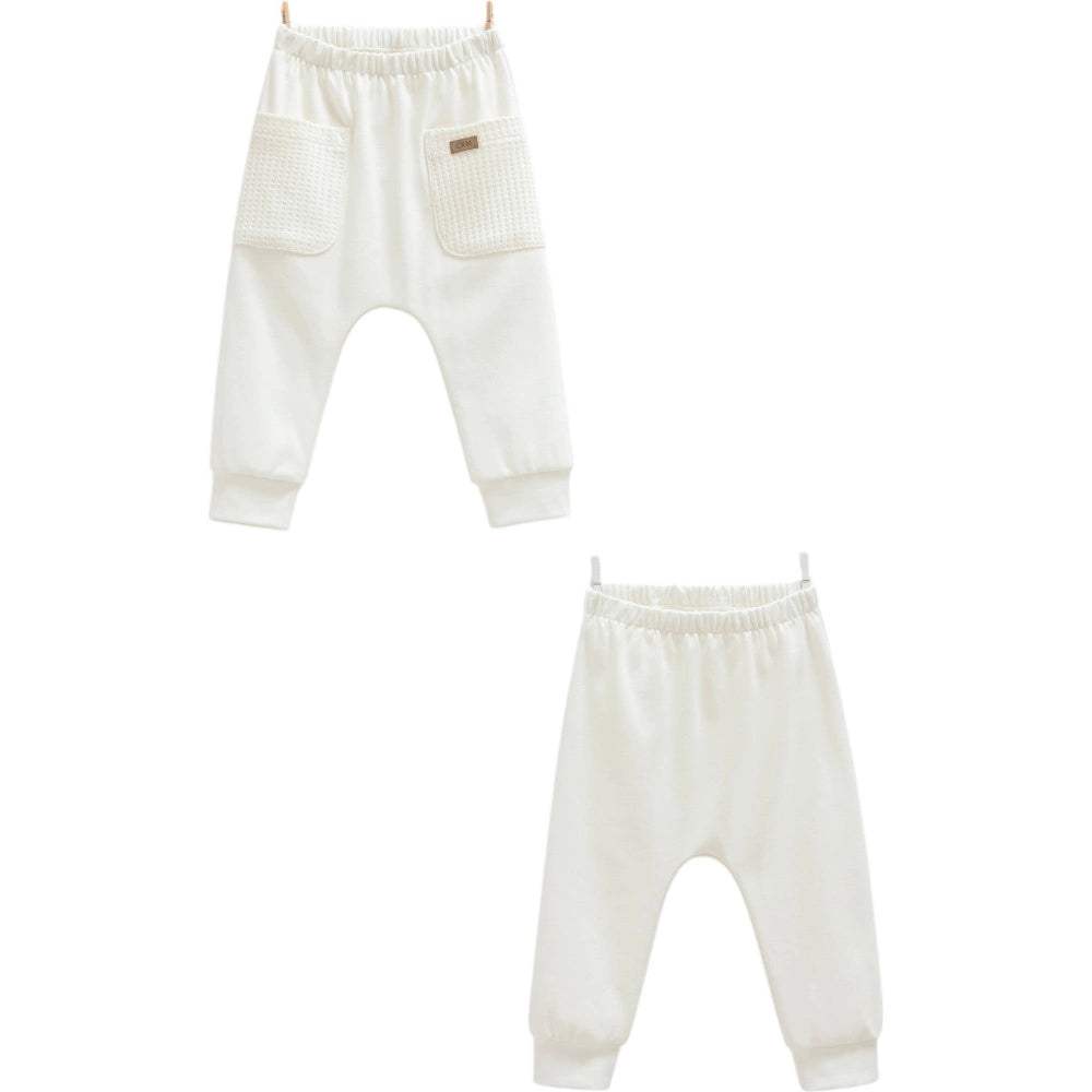 Lot de 2 Pantalons bébé - Caramell - Caramell - Pantalon pour bébé Maroc -www.babyboss.ma