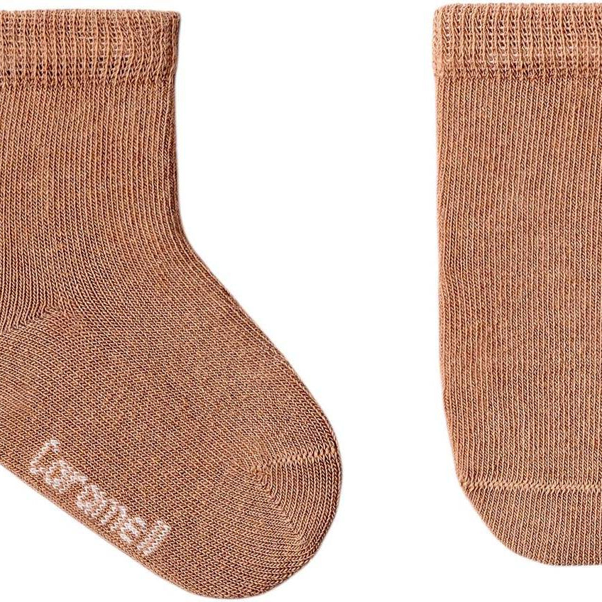 Chaussettes bebe 5 paires - Caramell - Caramell - Chaussettes pour bébé Maroc -www.babyboss.ma