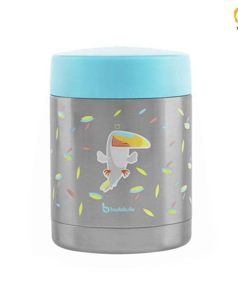 Badabulle Thermobox Toucan Boîte Isotherme Chaud/Froid En Inox - 350ml - Badabulle - Thermos pour bébé Maroc -www.babyboss.ma