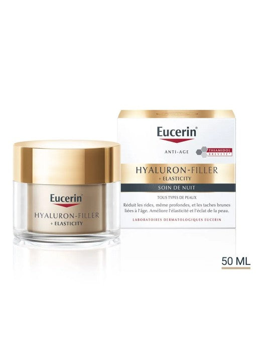 Eucerin – Hyaluron-Filler + Elasticity Soin de Nuit – 50 ml - Eucerin - Visage pour bébé Maroc -www.babyboss.ma