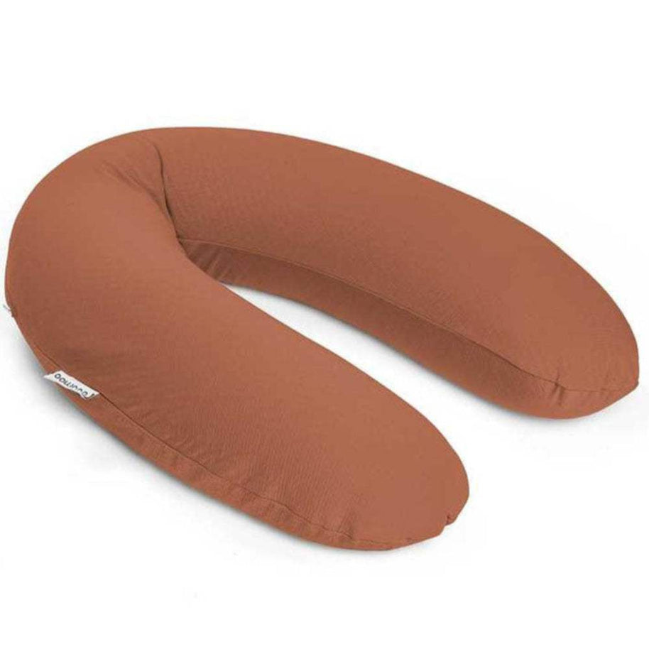 Coussin d'allaitement et maternité BUDDY Tetra Jersey Terracotta Doomoo - Doomoo - Coussins de Maternité pour bébé Maroc -www.babyboss.ma