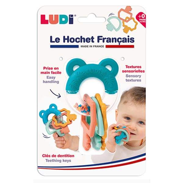 Hochet de dentition clés Ludi - Ludi - pour bébé Maroc -www.babyboss.ma