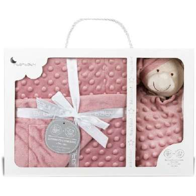 Interbaby Couverture En Bulles 80 X 110+Doudou