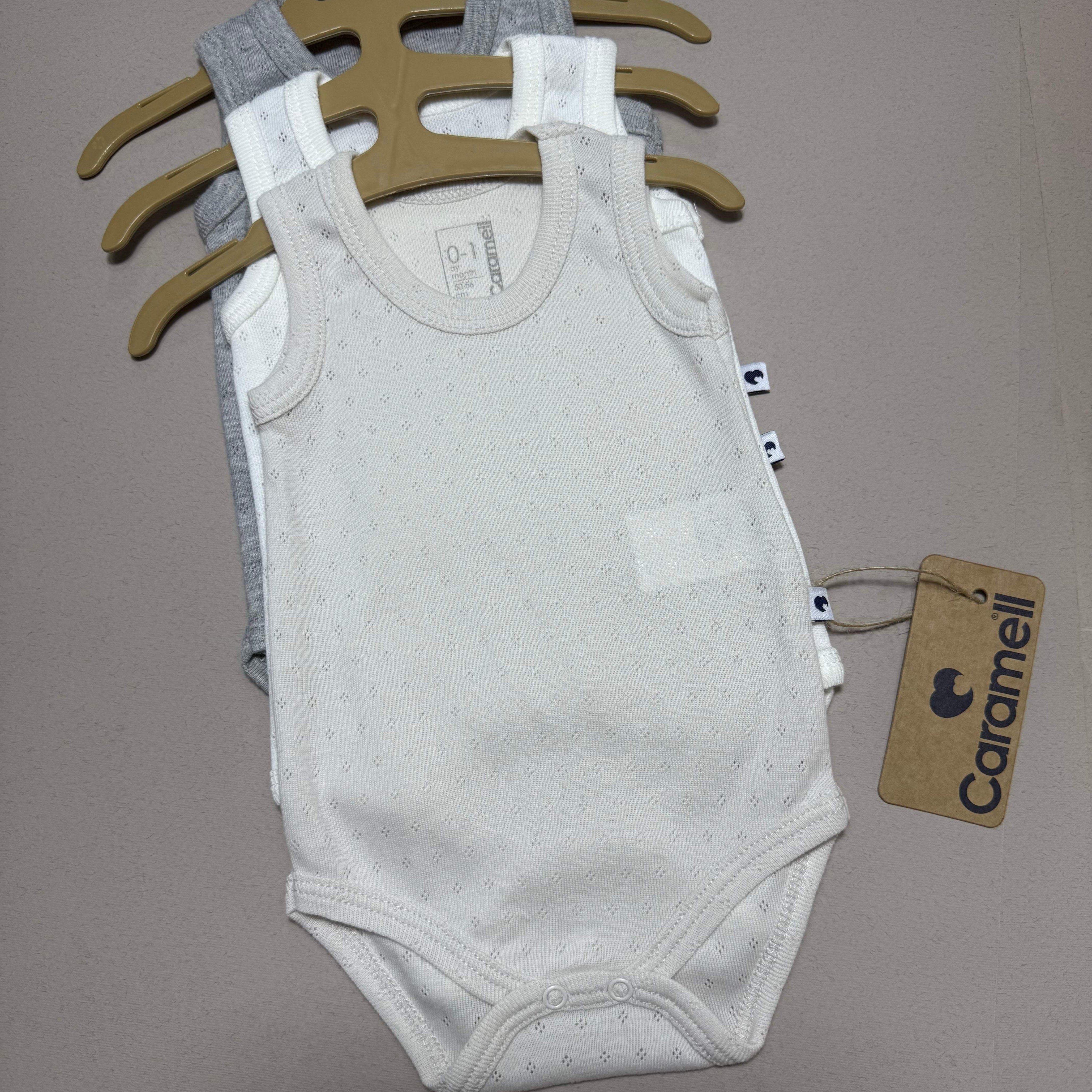 Lot de 3 bodies - Caramell - Caramell - Body pour bébé Maroc -www.babyboss.ma