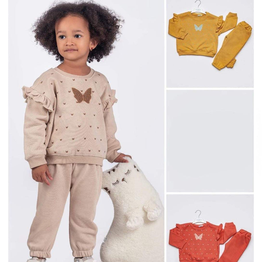 Ensemble 2 pièces 100% cotton pour fille - Bebelinna - pour bébé Maroc -www.babyboss.ma