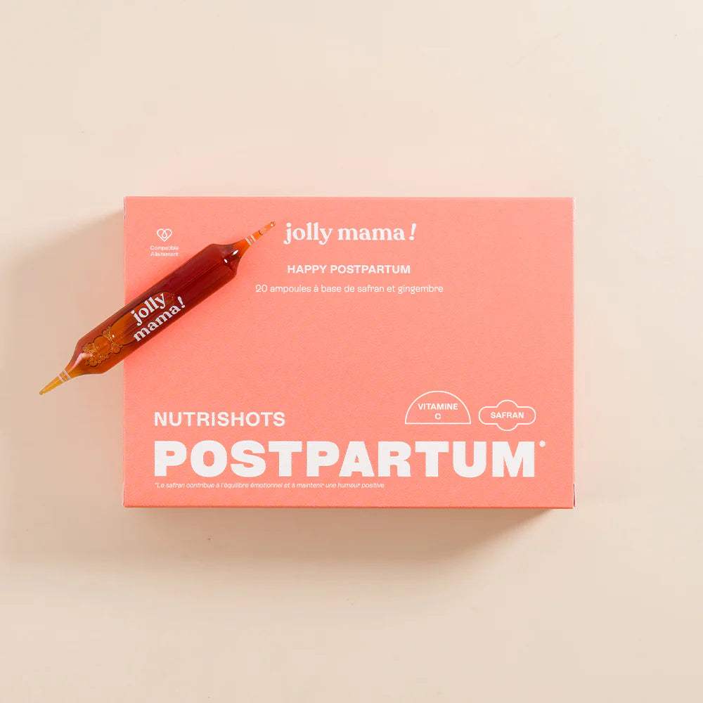 Happy postpartum - pour diminuer les douleurs après l'accouchement - Jolly Mama Maroc - pour bébé Maroc -www.babyboss.ma