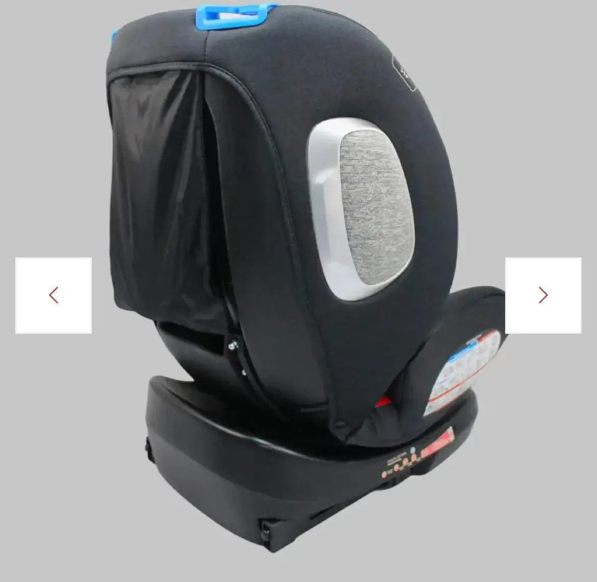 360 DEGRÉS SIEGE AUTO ISOFIX BEIGE BURBAY gris - isofix - SIEGE AUTO pour bébé Maroc -www.babyboss.ma