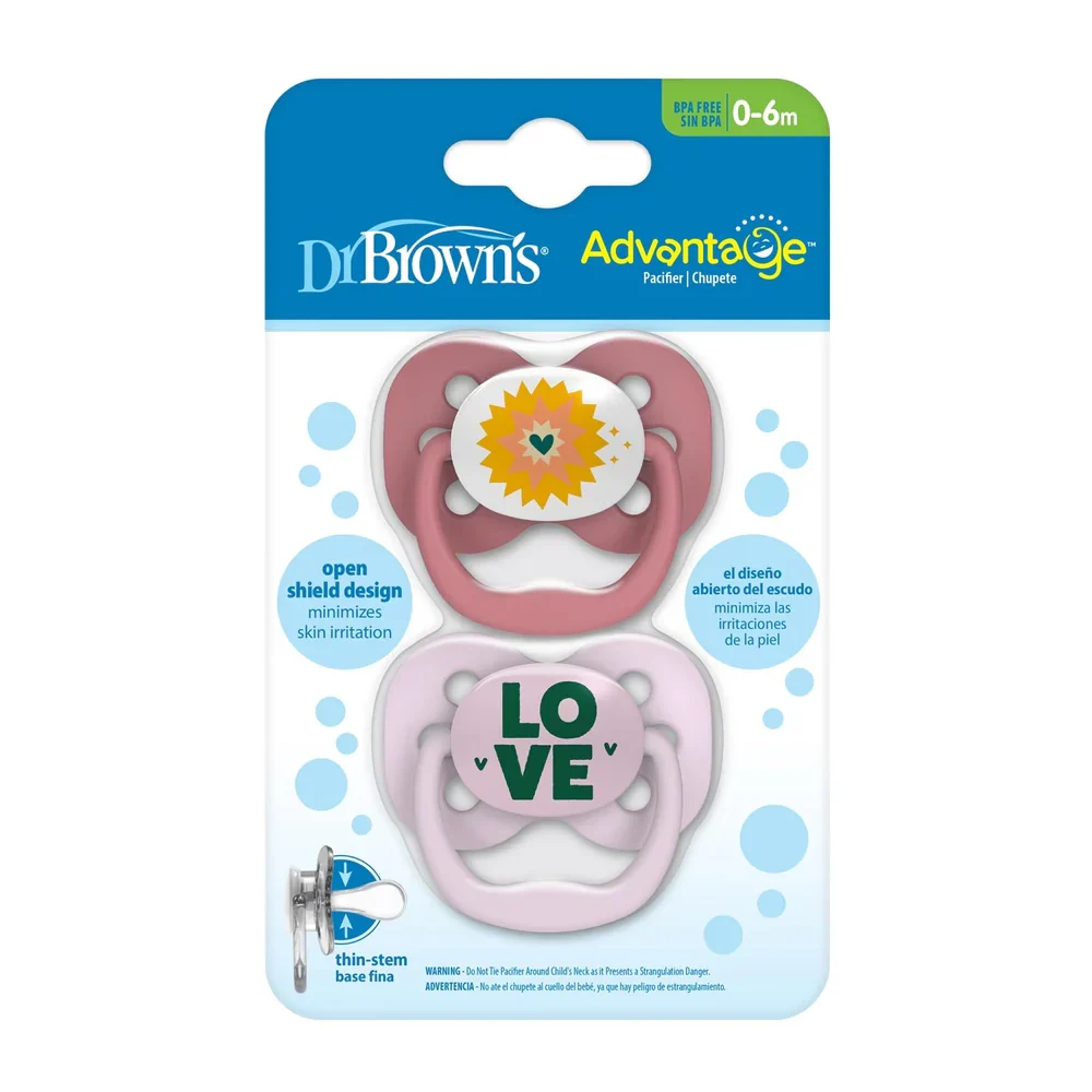 Dr. Brown's Lot de 2 Sucettes Advantage 0-6