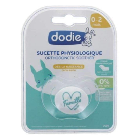 Sucette Anatomique Dodie 0-2m - famille - Dodie - Sucettes pour bébé Maroc -www.babyboss.ma