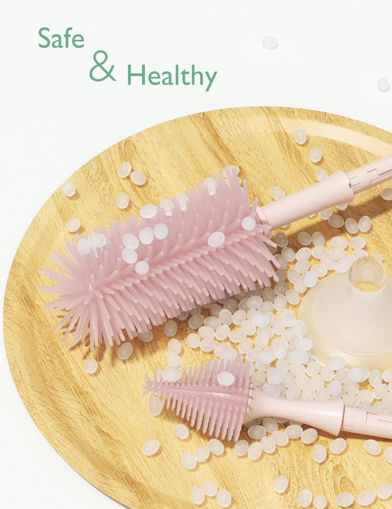Kit de brosse à biberon Momcozy Innovative Push-Press Design