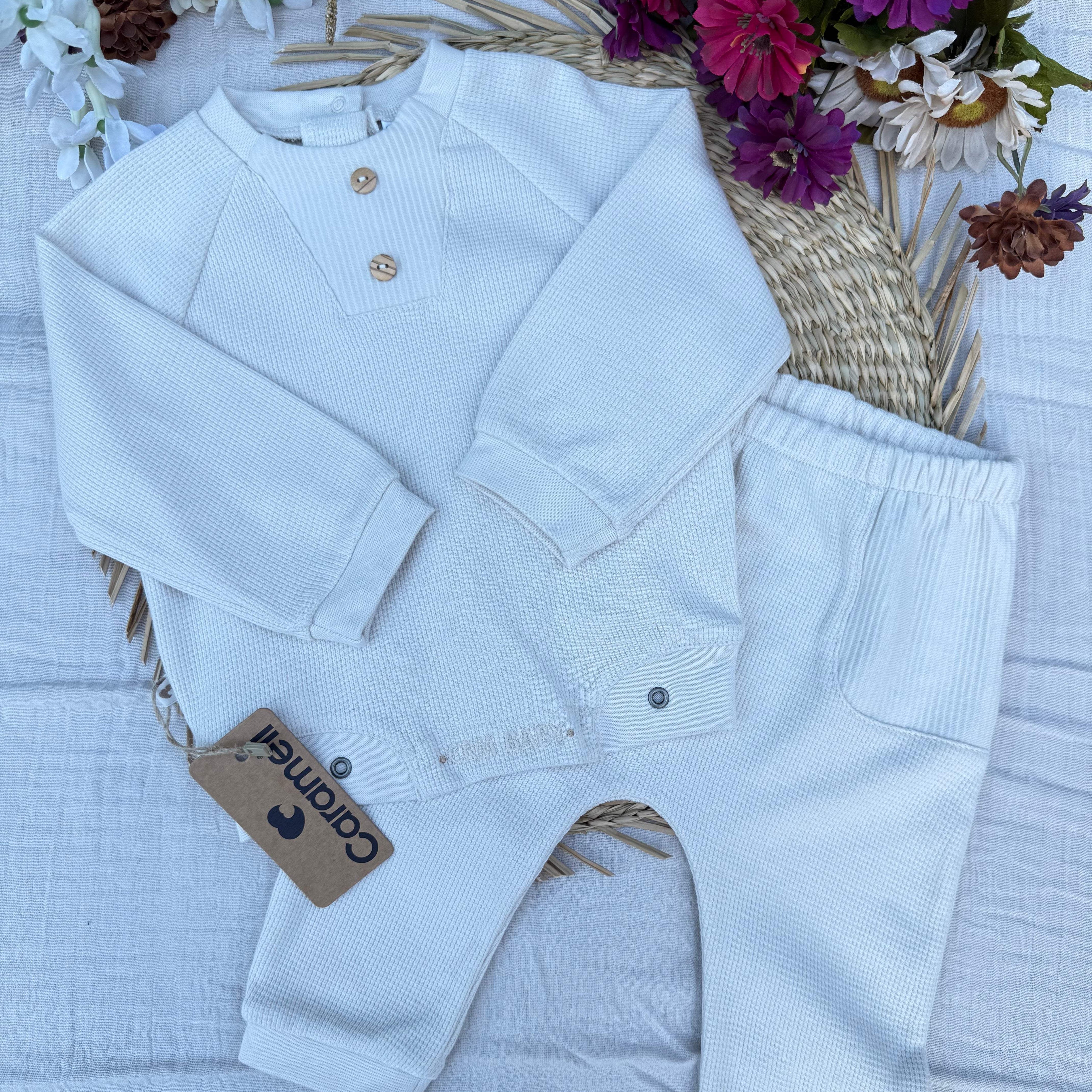 Ensemble pour bébé 2 pièces - Caramell - Caramell - Ensemble pour bébé Maroc -www.babyboss.ma