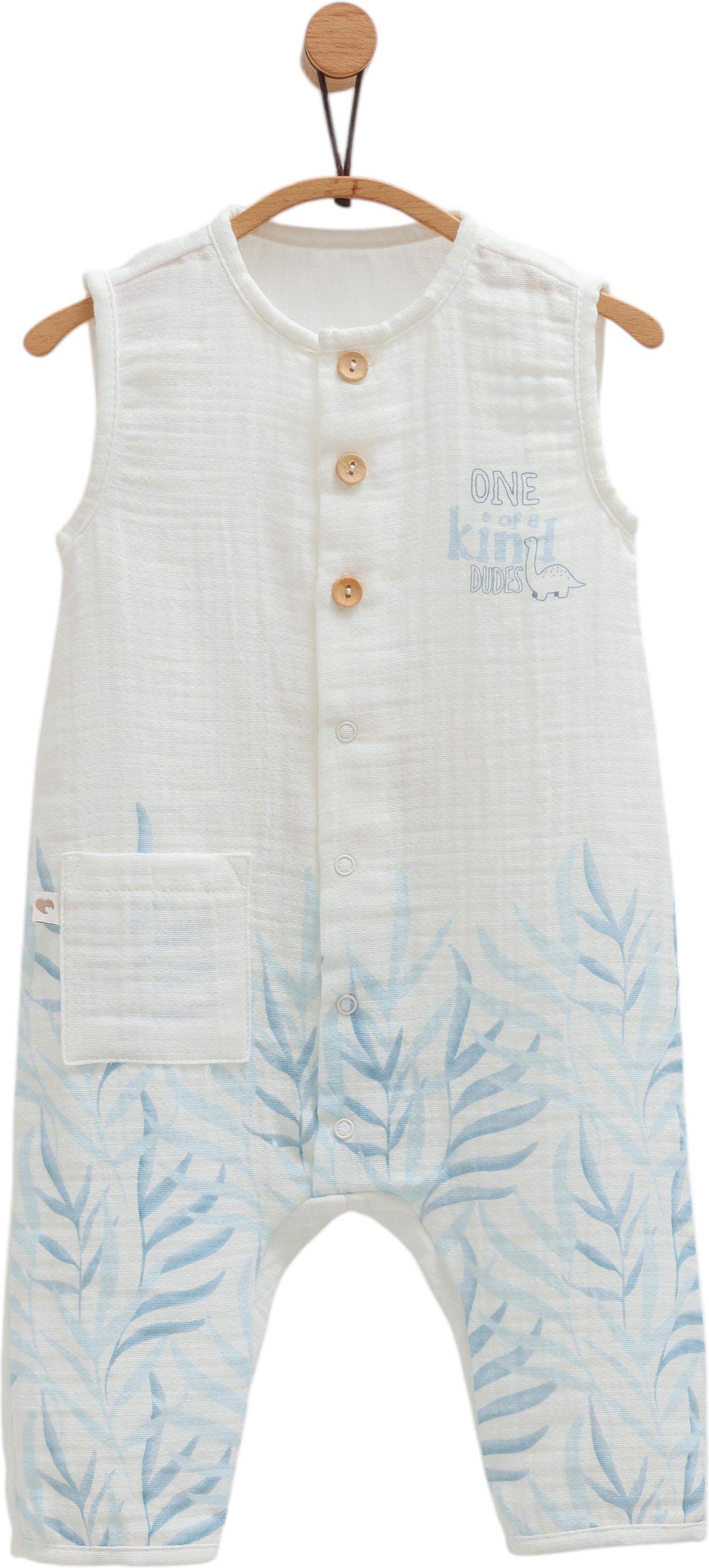 Combinaison intégrale pour bébé, couleur écru - Caramell - Grenouillère pour bébé Maroc -www.babyboss.ma