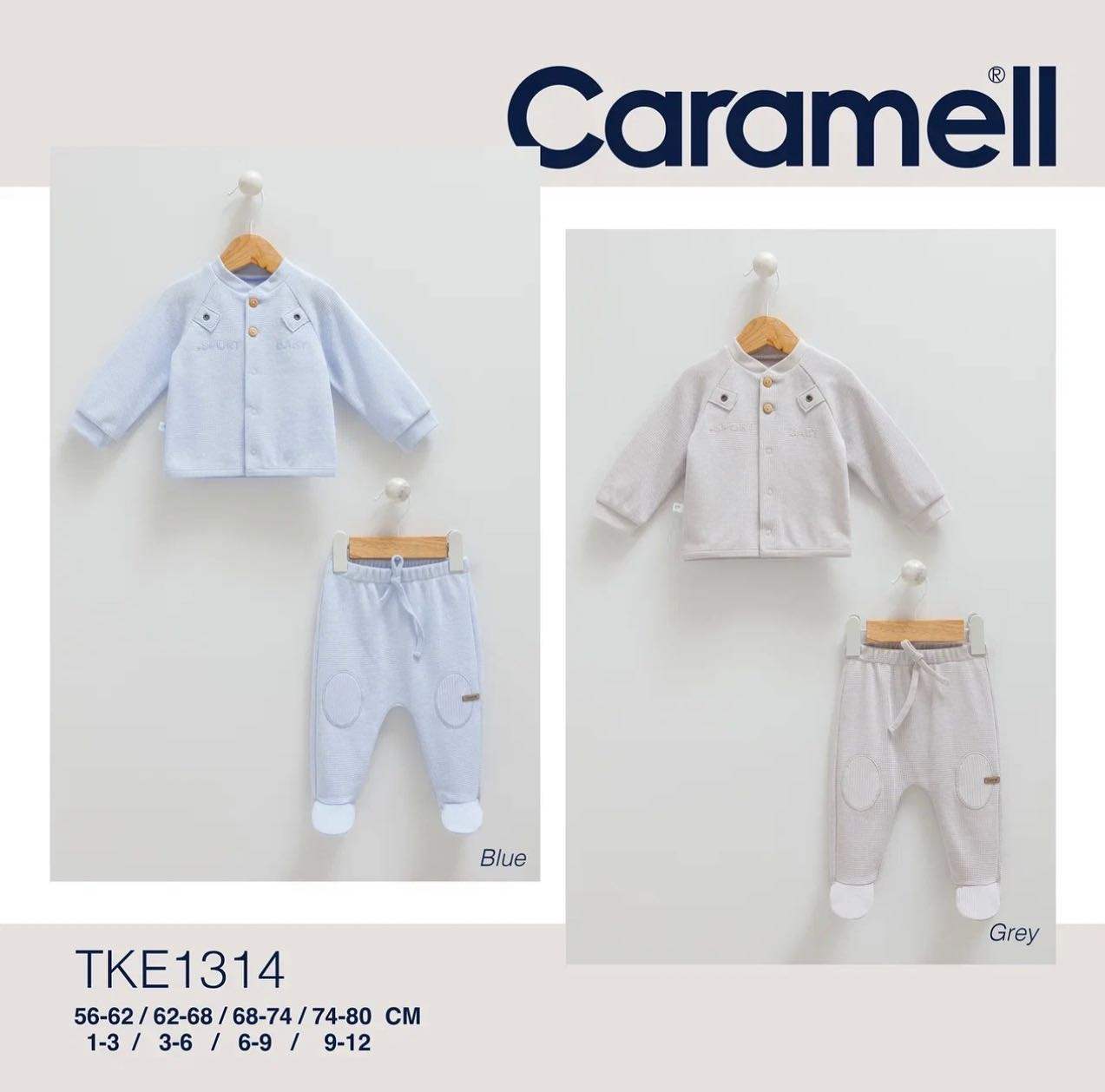 Ensemble pour bébé 2 pièces - Caramell - Caramell - Ensemble pour bébé Maroc -www.babyboss.ma