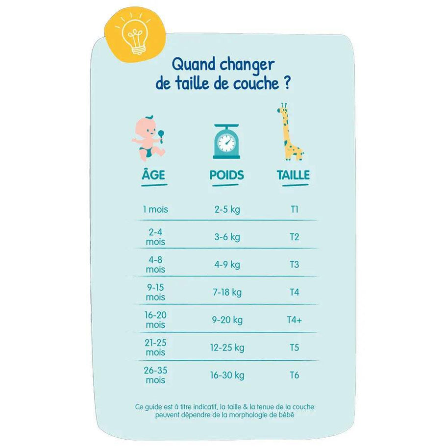 Carryboo Couches Petit Format Taille 4+ (9-20kg) – 3 Unités - Carryboo - Couches Bébé pour bébé Maroc -www.babyboss.ma