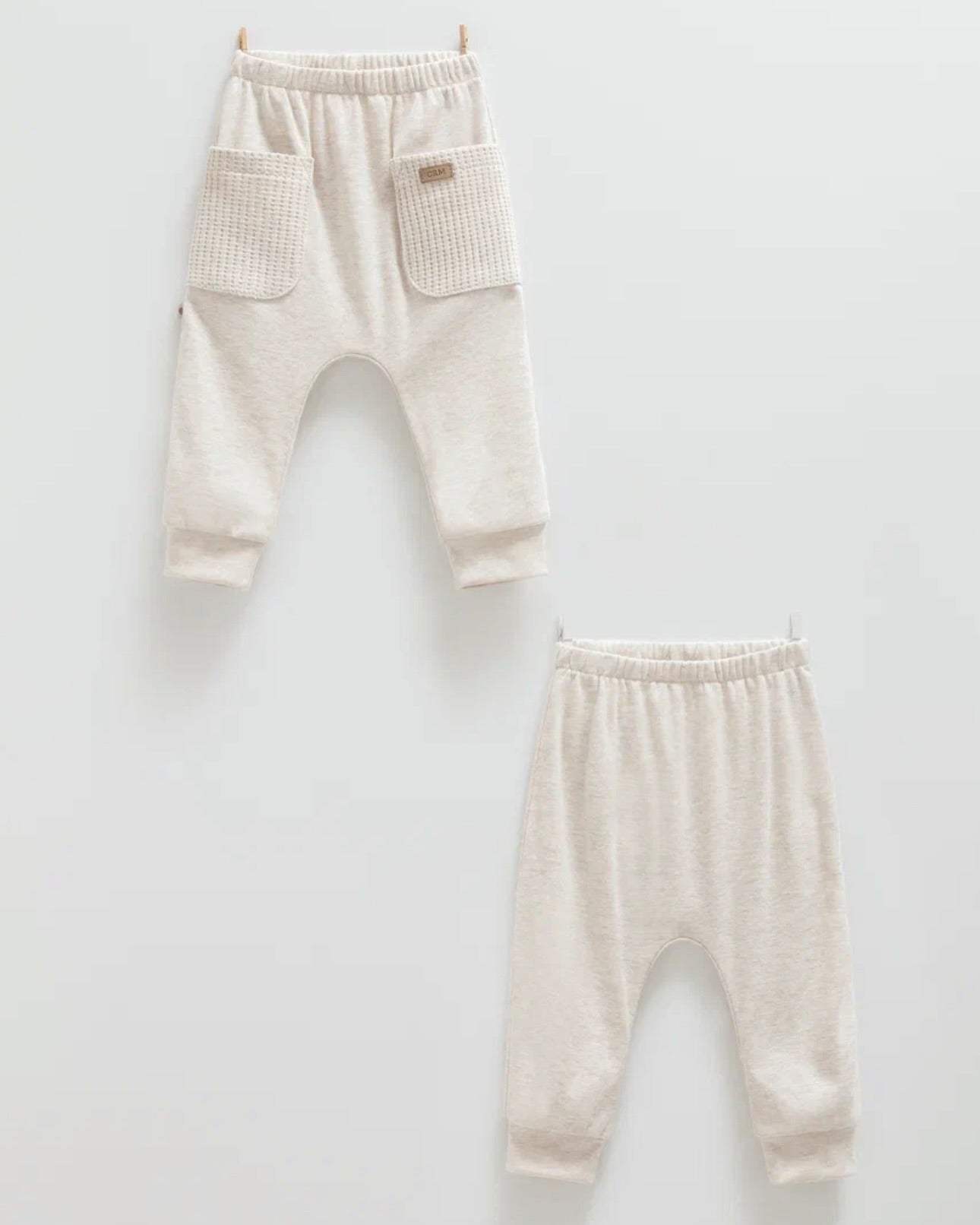 Lot de 2 Pantalons bébé - Caramell - Caramell - Pantalon pour bébé Maroc -www.babyboss.ma
